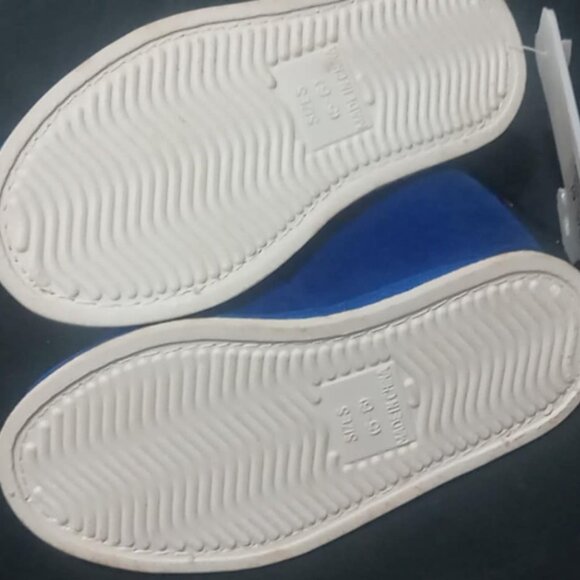 vintage TODDLER booties with cute airplane embroidery 80s-90s - Picture 3 of 3